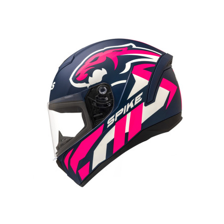 Capacete Peels Spike II Win - Azul e Rosa Fosco