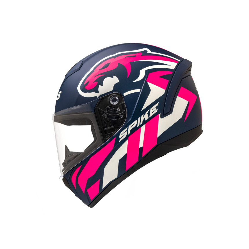Capacete Peels Spike II Win - Azul e Rosa Fosco