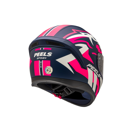 Capacete Peels Spike II Win - Azul e Rosa Fosco