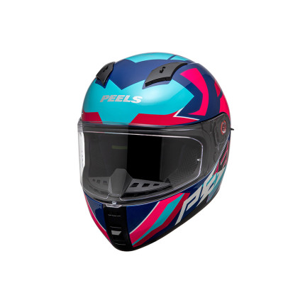 Capacete Peels Icon Pro Fusion - Azul Cian