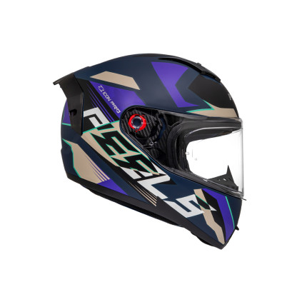Capacete Peels Icon Pro Fusion - Preto Fosco e Azul