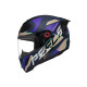 Capacete Peels Icon Pro Fusion - Preto Fosco e Azul