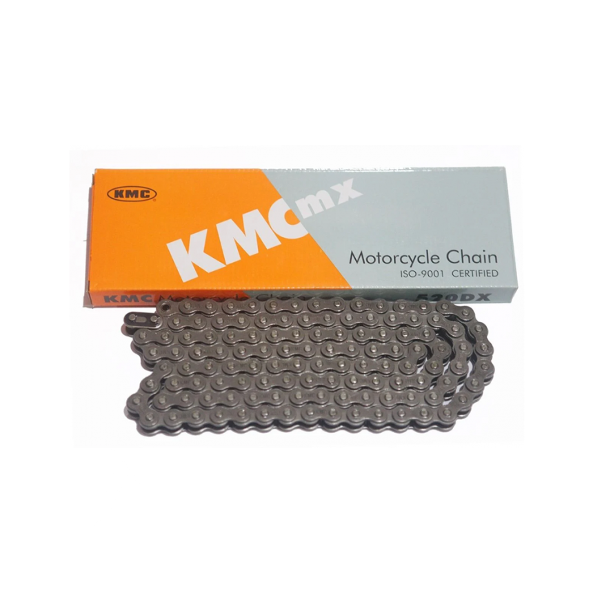 Corrente de Transmissão 520X118L S/Retentor KMC DX Alta Performance Honda CRF 230 / CRF 250 / CRF 450 / XR 250 Tornado / TT-R 230 / Yamaha WR 250F / WR 450F