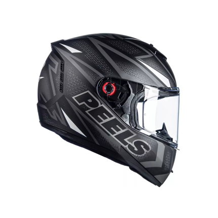 Capacete Peels Icon Fast - Preto Fosco e Branco