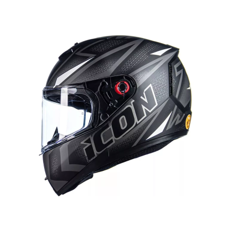 Capacete Peels Icon Fast - Preto Fosco e Branco