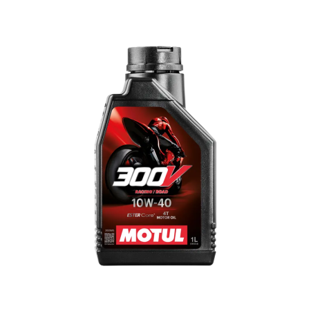 Óleo Motul 300V 10W-40 4T Racing / Road Ester Core Sintético 1L