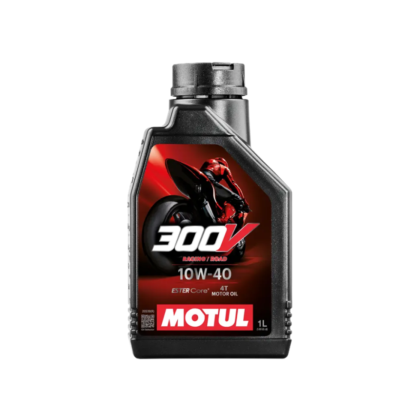 Óleo Motul 300V 10W-40 4T Racing / Road Ester Core Sintético 1L