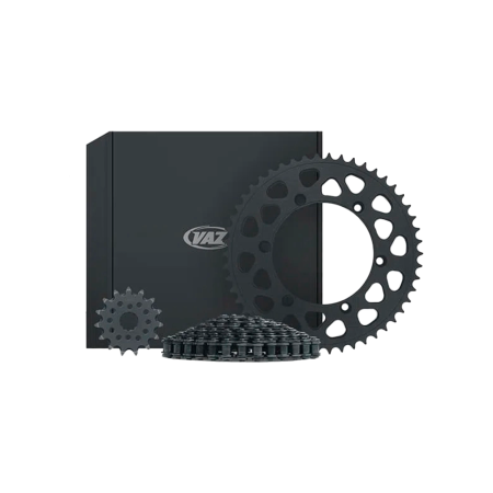 Kit Relação de Transmissão Vaz Xtreme Black Edition Honda VT 600 Shadow (90-06) (C/ Retentor)