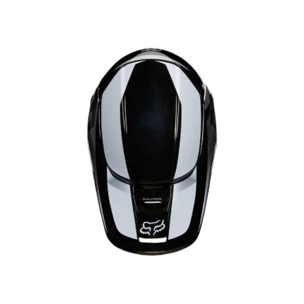 Capacete Fox V1 MVRS Prix - Preto e Branco