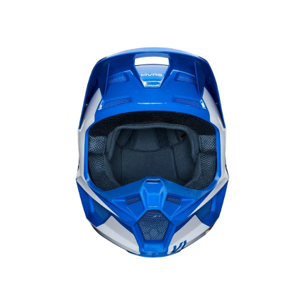 Capacete Fox V1 MVRS Prix - Azul e Branco