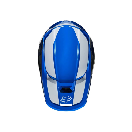Capacete Fox V1 MVRS Prix - Azul e Branco