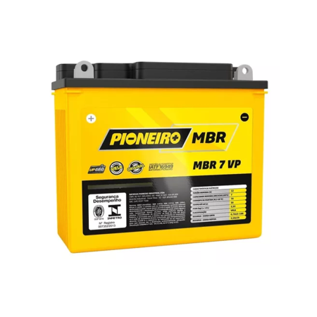 Bateria Pioneiro MBR 7-VP 7Ah 12V
