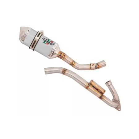 Escapamento Viola Racing MS1 Full Inox Honda XR 250 Tornado - Prata
