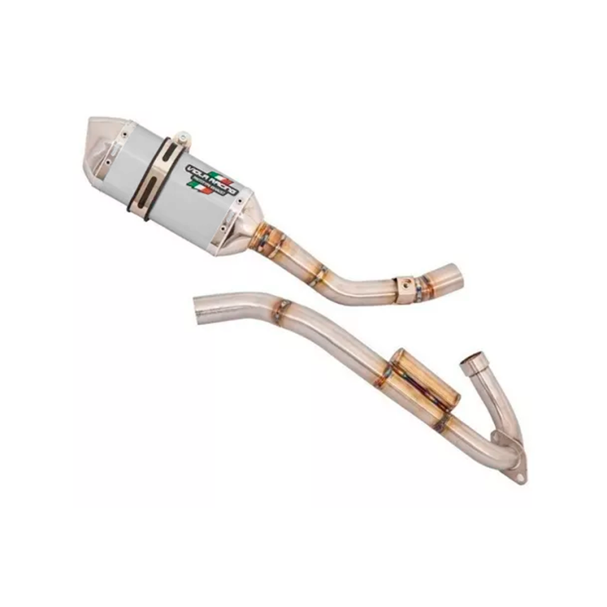 Escapamento Viola Racing MS1 Full Inox Honda XR 250 Tornado - Prata