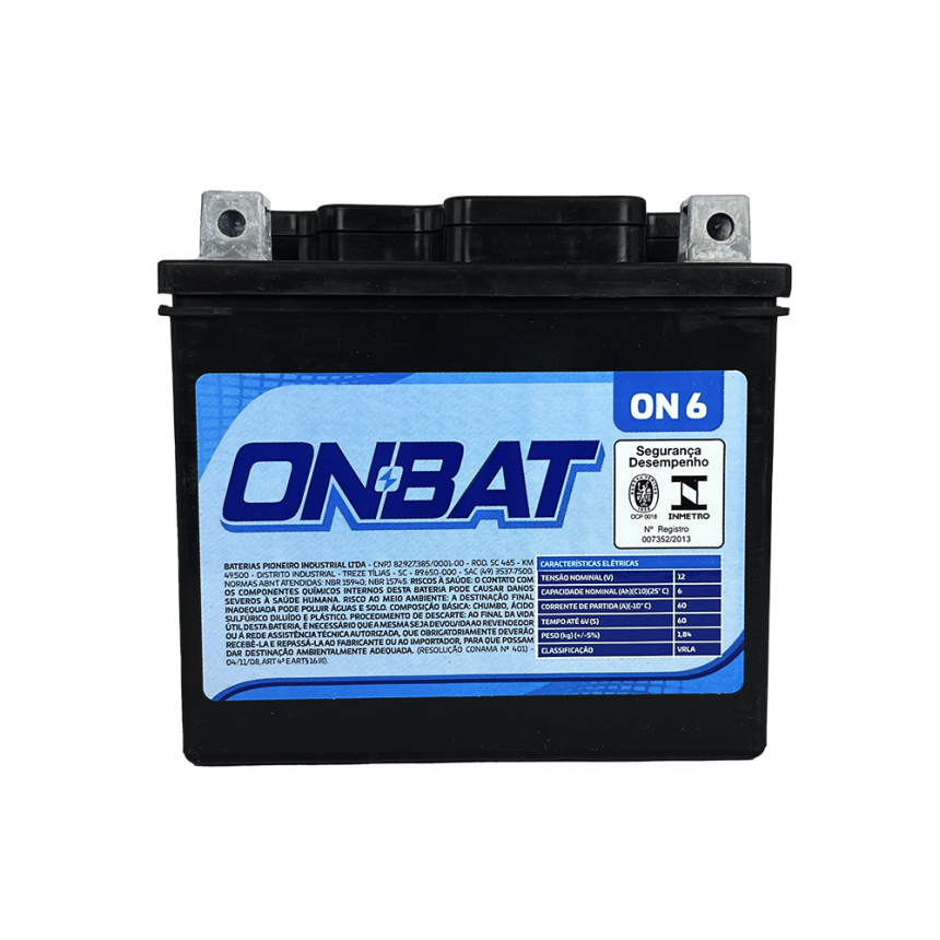 Bateria Onbat 6Ah 12V