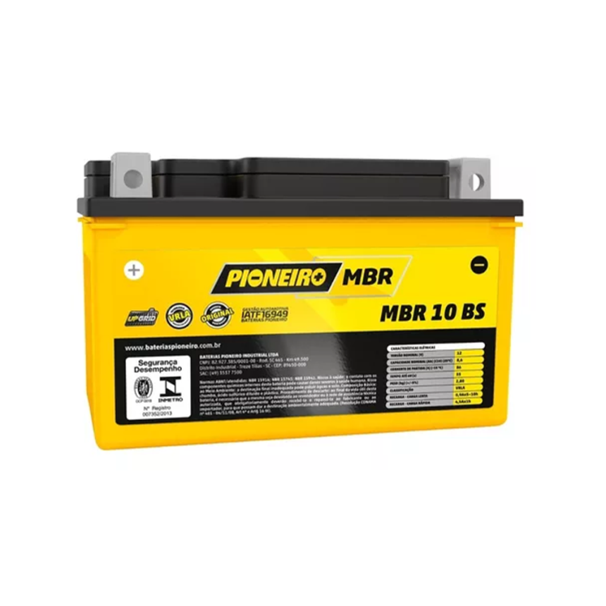 Bateria Pioneiro MBR 10-BS 8,6Ah 12V