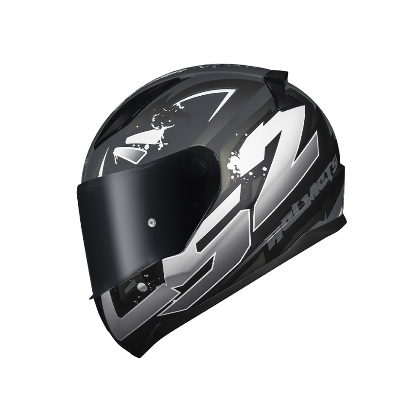 Capacete LS2 FF353 Tagline - Preto Fosco e Prata
