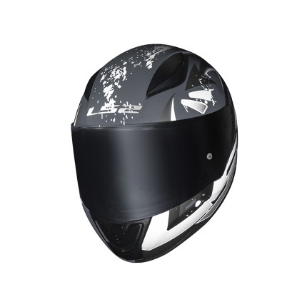 Capacete LS2 FF353 Tagline - Preto Fosco e Prata