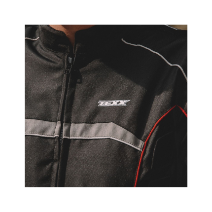 Jaqueta Texx New Strike V2 Masculina - Preta e Vermelha