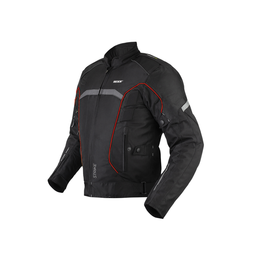 Jaqueta Texx New Strike V2 Masculina - Preta e Vermelha