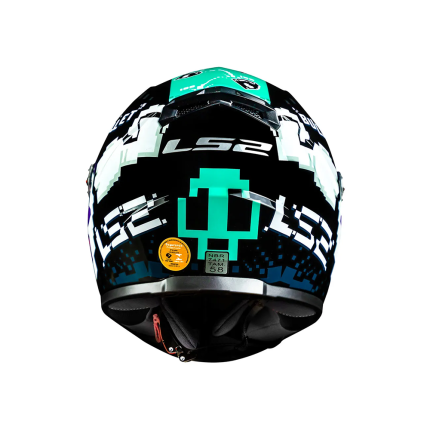 Capace LS2 Classic FF358 Bullet - Preto e Azul