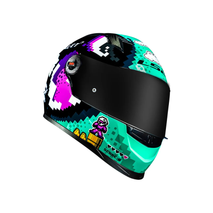 Capace LS2 Classic FF358 Bullet - Preto e Azul