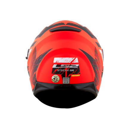 Capacete LS2 FF320 Stream Hunter - Laranja Fosco e Preto Fosco