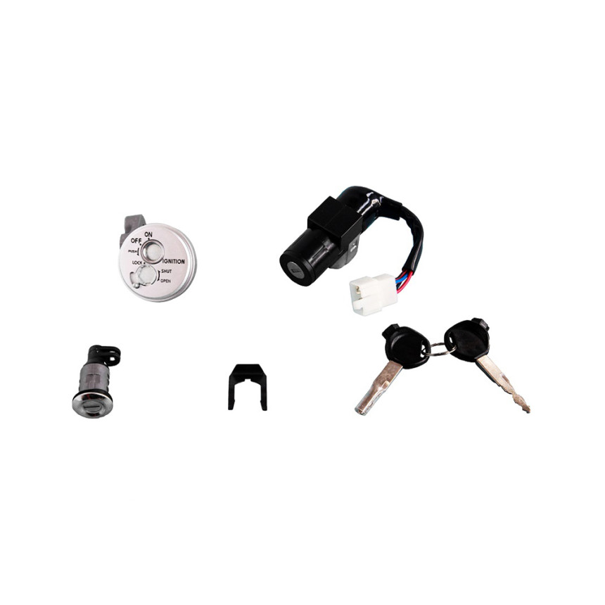 Conjunto de Travas Zouil Honda Biz 125 KS / ES / EX (Três Peças)