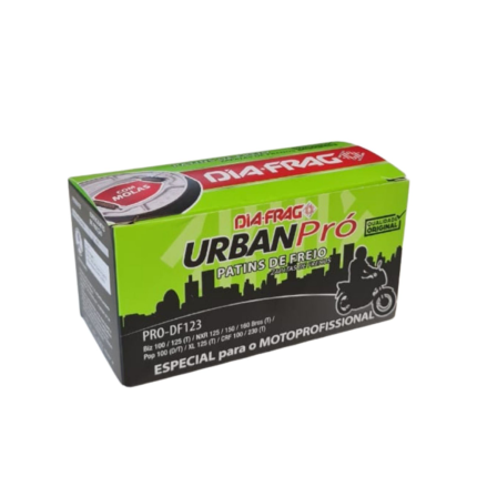 Patim de Freio Dianteiro e Traseiro Dia-frag Urban Pró 0.5 C/Molas Honda CG 150 / Biz 125 / NXR 160 Bros