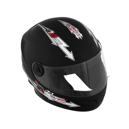 Capacete Pro Tork Liberty Four Kids - Preto Fosco