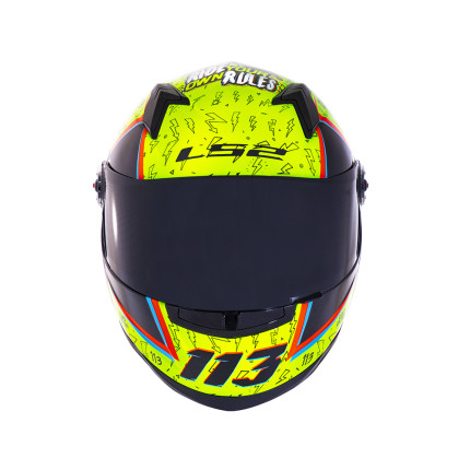 Capacete LS2 FF358 Rafael Paschoalin - Amarelo