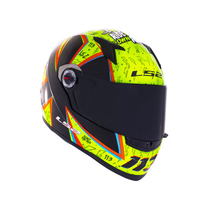 Capacete LS2 FF358 Rafael Paschoalin - Amarelo