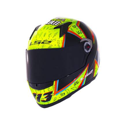 Capacete LS2 FF358 Rafael Paschoalin - Amarelo