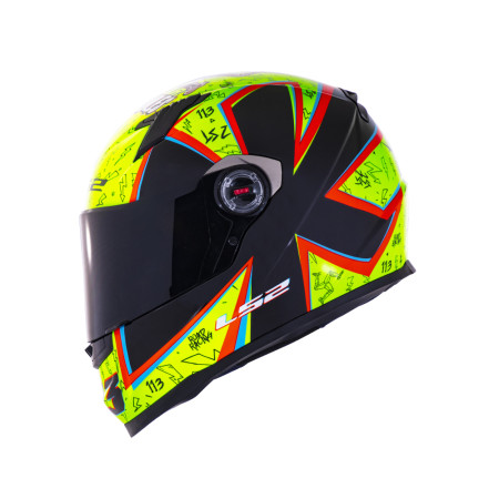 Capacete LS2 FF358 Rafael Paschoalin - Amarelo