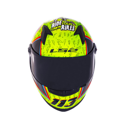 Capacete LS2 FF358 Rafael Paschoalin - Amarelo
