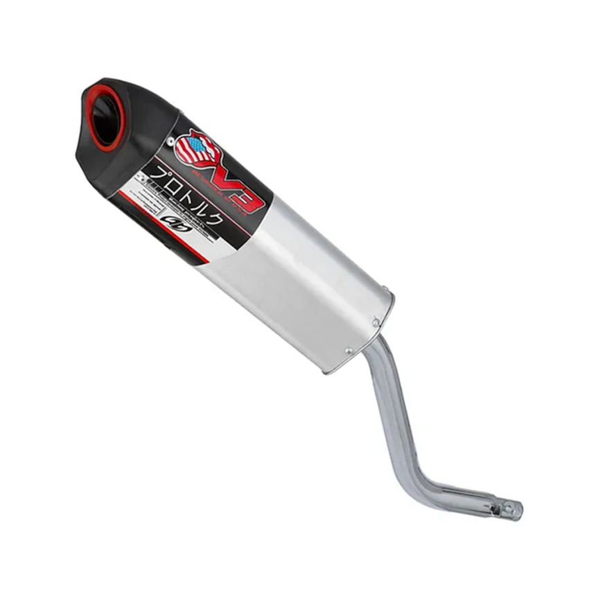 Escape Esportivo V3 Aluminio Pro Tork Honda CG 125 Titan KS/ES / CG 125 Fan (09)