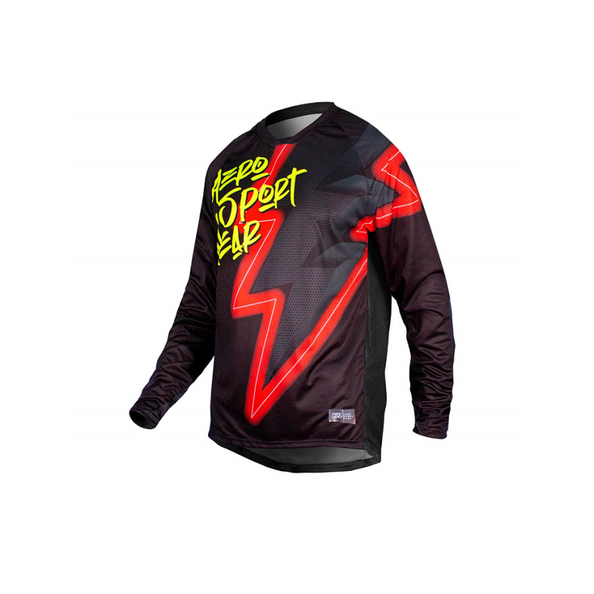 Camisa ASW Image Divide 23 - Preta e Amarela Fluorescente