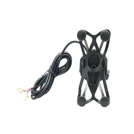 Suporte Universal para Celular e GPS Stallion C/ Carregamento por USB para Motos