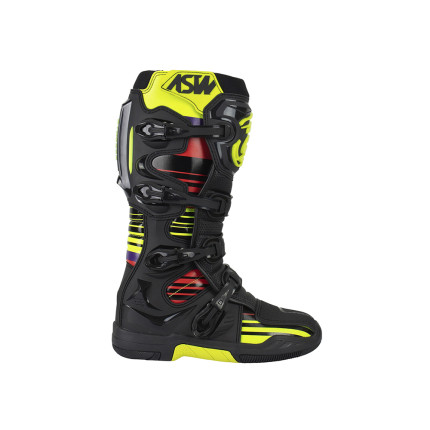 Bota ASW Elevate - Amarela Fluor e Vermelha