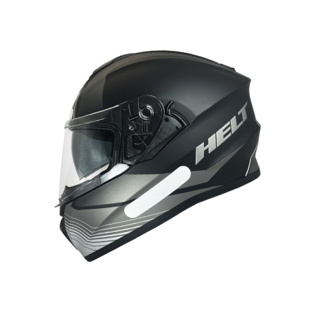 Capacete Helt Avant Glass Road - Preto Fosco e Cinza