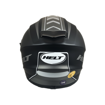 Capacete Helt Avant Glass Road - Preto Fosco e Cinza