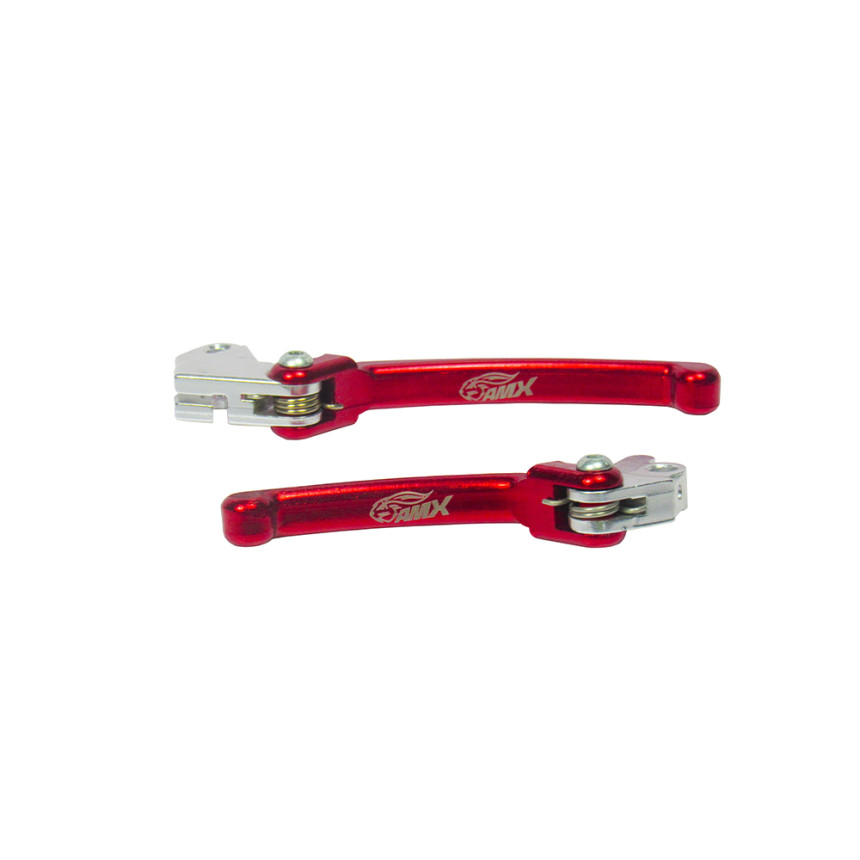 Kit Manete Retrátil AMX Honda CRF 230 / CRF 250F - Vermelho