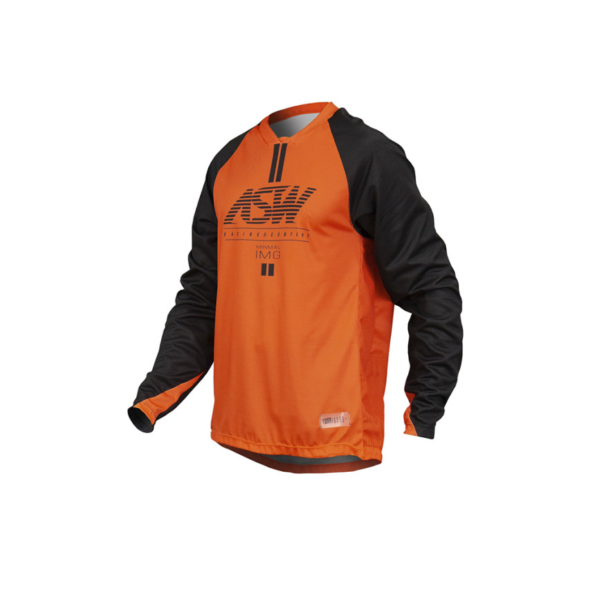 Camisa ASW Image Minimal 23 - Laranja e Preta