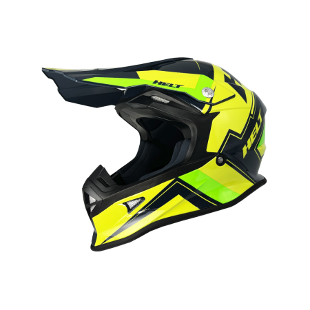 Capacete Helt Cross MX Durango - Amarelo e Verde
