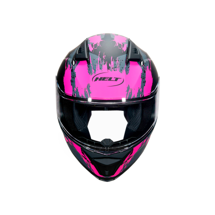 Capacete Helt Avant Night - Preto e Rosa