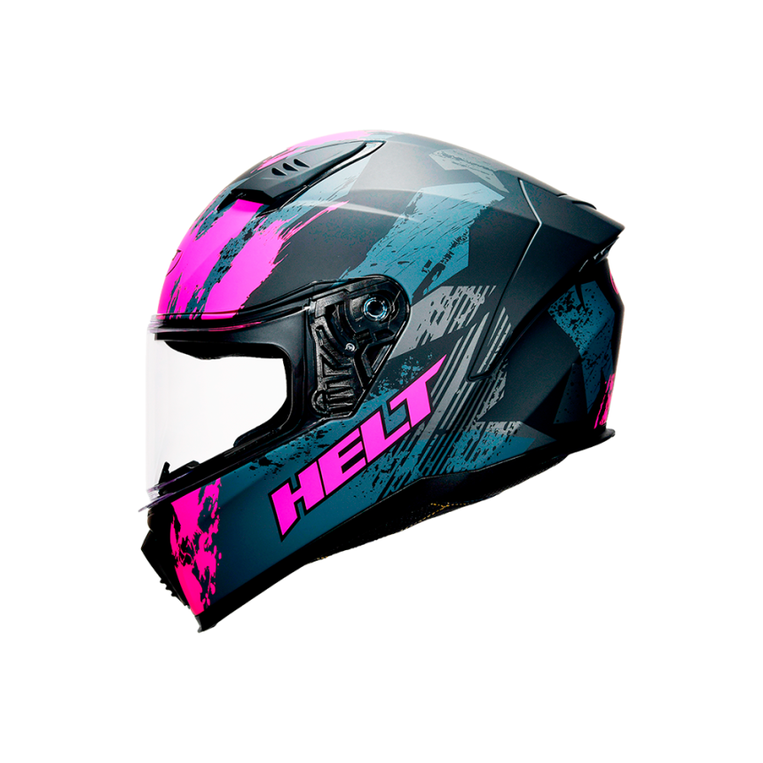 Capacete Helt Avant Night - Preto e Rosa