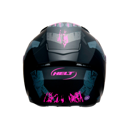 Capacete Helt Avant Night - Preto e Rosa