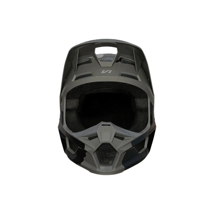 Capacete Fox V1 2022 Trev - Preto Fosco Camuflado
