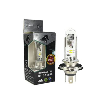 Lâmpada Farol H4 Led Bombillo ST-DD 1860 8000K Stallion