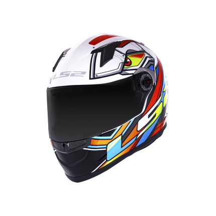 Capacete LS2 Classic FF358 Xdron - Laranja Neon